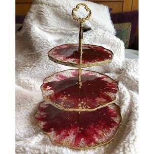 Artistic Table Accent Resin <b>Cake</b> Stand for <b>Cake</b> <b>Decorating</b> <b>Supplies</b> - Product Image 4