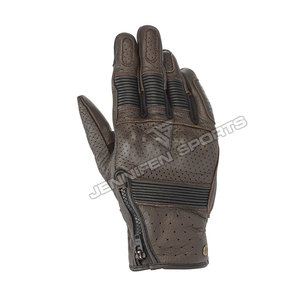 Gants de moto en cuir véritable personnalisés OEM avec protection carbone pour la conduite, la course et le motocyclisme - Product Image 1