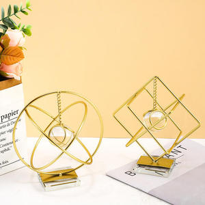 Portavelas de Metal Art Deco, Resistente al Calor, Decoración Duradera para el Hogar, para Celebraciones de Diwali y Aniversarios, Diseño Seguro para Velas - Product Image 6