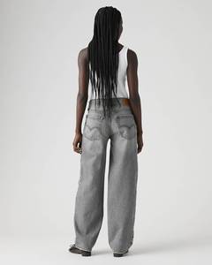 Vaqueros de mezclilla de mujer personalizados de corte recto y pierna ancha, de cintura alta, lavado vintage, estilo casual, pantalones de moda, venta al por mayor, nuevo estilo - Product Image 6