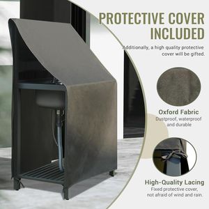 Aluminum Outdoor Kitchen Island <b>Storage</b> with Stainless Steel Sink Faucet Drainboard Free Shipping - Product Image 6
