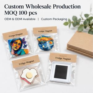 Aimants de réfrigérateur en céramique personnalisés avec logo, cadeaux souvenirs pour la vente en gros - Product Image 5