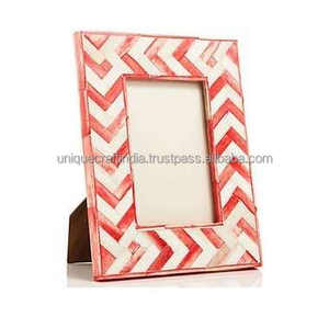 Elegant Bone Inlay MDF Vertical <b>Photo</b> <b>Frame</b> Unique Handmade Design Home Office Decor Timeless Charm Style Detail 6x4 Picture - Product Image 6