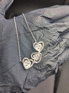 จี้หัวใจโรแมนติกประดับมอสซาไนต์ เงินแท้ชุบ 925 เครื่องประดับงานแต่งงานสำหรับผู้หญิง จี้ธีมพิเศษ - Product Image 6