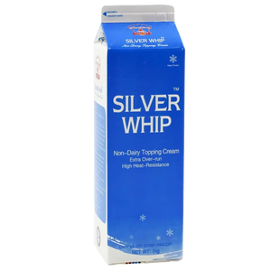 Precio de Fábrica al por Mayor, Proveedor de Exportación OEM/ODM, Crema No Láctea HALAL para Repostería, Crema No Láctea Silverwhip de 1KG para Postres - Product Image 1