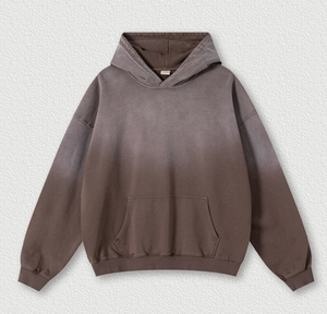 เสื้อฮู้ดดี้โอเวอร์ไซส์ผู้ชาย ผ้าฟลีซหนา 440gsm วินเทจ 100% คอตตอน ระบายอากาศได้ดี แห้งเร็ว เป็นมิตรกับสิ่งแวดล้อม แฟชั่นสตรีทแวร์ฤดูหนาว - Product Image 3