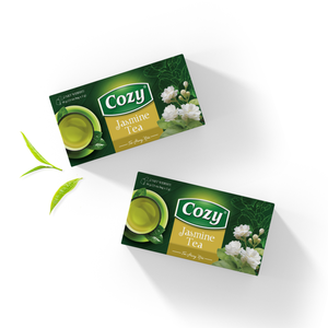 Thé vert au jasmin biologique en sachet, prix usine, tisane biologique pour la santé avec sachet à cordon. - Product Image 1