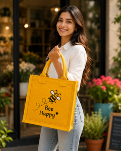 Custom Printed <b>Mini</b> Jute <b>Tote</b> <b>Bag</b> Eco-Friendly Durable Reusable Shopping Gift <b>Bag</b> Promotional Grocery Carry <b>Bag</b> Wholesale AMANI - Product Image 4