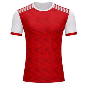 Maillot de football rouge et blanc Woolwich Rica, respirant, anti-humidité, pour entraînement sportif, uniforme d'équipe homme/femme - Product Image 2