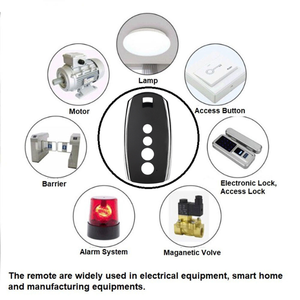 Télécommande RF sans fil universelle 433 MHz à 4 boutons, duplicateur de code roulant pour porte de garage et domotique - Product Image 3