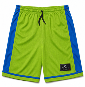 Shorts pour hommes personnalisés OEM par sublimation, avec poches et fermetures éclair, pour la gym, grandes tailles, au-dessus du genou, imprimé léopard, séchage rapide, taille mi-haute - Product Image 3