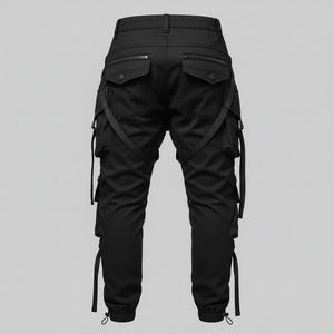 men techwear pants with durable stitching and reinforced seams for reliability mens techwear pants with flexible fit - Product Image 2