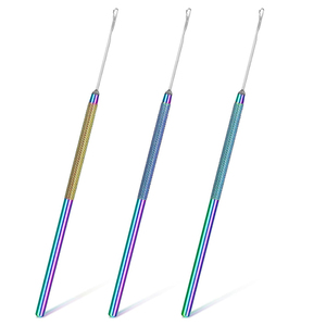 3 Pcs Stainless Steel Hair Extensions <b>Needle</b> Pulling Hook Tool, Hair Tinsel Tool, Micro <b>Needle</b> <b>Threader</b> Wire Pulling <b>Needle</b> Set - Product Image 1