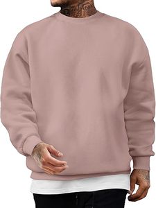 Sweat-shirt Premium Homme Très Vendu 100% Coton Molleton Tricoté Coupe Slim Confortable Pull Décontracté Motif Uni Grandes Tailles - Product Image 3