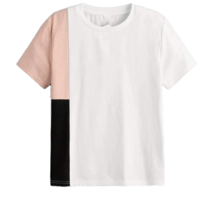T-shirts pour femmes en coton 100% neufs, manches courtes, couleur unie, t-shirt pour femmes, tee-shirts pour femmes, hauts pour femmes avec logo - Product Image 6