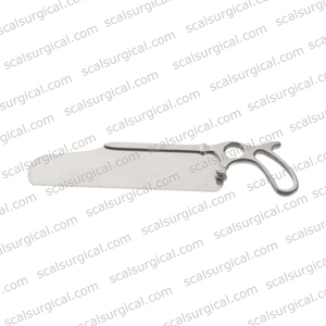 Hoja de sierra Satterlee ortopédica para huesos con mango de anillo, instrumento manual de cirugía ósea de acero inoxidable - Product Image 2