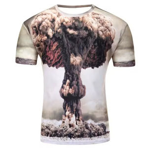 Nouveauté T-shirt Homme Coupe Oversize en Coton Éponge 100% Écologique à Col Rond, Séchage Rapide, Respirant, Léger, Imprimé par Sublimation - Product Image 1