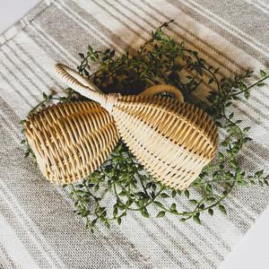Handbraided Natural Wicker <b>Rattles</b> Bell Shakers Bestselling <b>Baby</b> Toy Rattan <b>Rattle</b> Teether Toys for <b>Babies</b> - Product Image 2