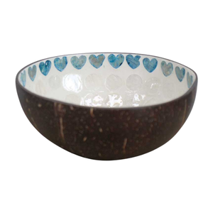 Cuenco de Coco con Incrustaciones de Madreperla Brillante - Laca Vietnamita de Alto Brillo - Product Image 2