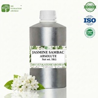 Absolue de Jasmin Sambac extraite par solvant, qualité cosmétique, extrait liquide floral pour parfumerie, soins de la peau, aromathérapie, fabrication de savons, en vrac