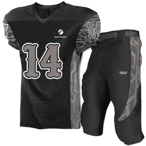 Maillots de football américain personnalisés en sublimation, surdimensionnés, pour jeunes, uniformes d'entraînement universitaires - Product Image 1