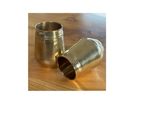 Trending Sale Luxury Stainless Steel Tumbler <b>Set</b> of 2 Drinks Cocktails Metal Glass Best Selling Attractive Export Quality Items - Product Image 1