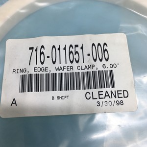 แหวนยึดแผ่นวงจร LAM 716-011651-006 ขนาด 6 นิ้ว - อุปกรณ์และอะไหล่เซมิคอนดักเตอร์ระดับโลกที่เชื่อถือได้ - Product Image 3