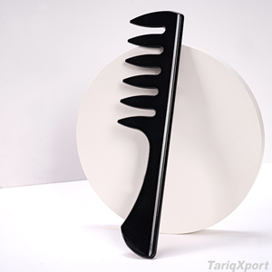 Peigne Afro à Dents Larges en PP Noir, Résistant, Coupe Précise, Massage, Écologique, pour Hommes/Femmes - Vente en Gros - Product Image 6