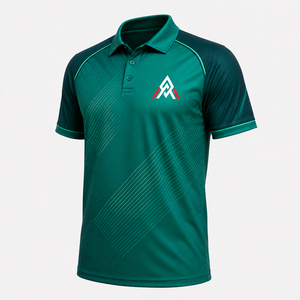 เสื้อคริกเก็ตมืออาชีพมีเนื้อผ้านุ่มสวมใส่พอดีและระบายอากาศได้ดีเหมาะสำหรับการแข่งขัน - Product Image 5