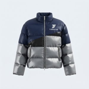 Chaqueta Acolchada para Hombre, Corte Regular, Cierre Completo con Cremallera, Resistente al Viento, para Invierno, Colores Sólidos, Nueva Llegada, Precio Razonable, Manga Larga - Product Image 1