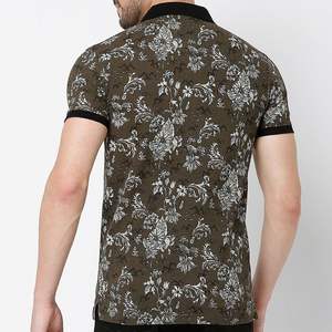 เสื้อโปโลพิมพ์ลายทั้งตัว ผ้าฝ้าย 100% เสื้อโปโลชาย ปักโลโก้ตามสั่ง เสื้อยืดเรียบง่าย เสื้อกอล์ฟปักลาย - Product Image 6