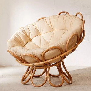 Top selling natural rattan papasan <b>chair</b> for relaxing outdoor wholesale <b>cane</b> swivel bowl <b>chairs</b> - Product Image 5