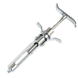 Seringue d'aspiration manuelle chirurgicale dentaire en acier, équipement certifié CE pour anesthésie dentaire par Blush Surgical - Product Image 2