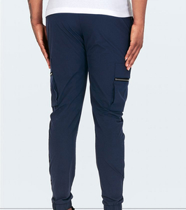 Pantalon de survêtement en toile de coton léger, décontracté, imperméable, respirant, à taille élastique, avec logo personnalisé, de haute qualité, pour la vente en gros - Product Image 6