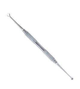 Cureta de Acero Inoxidable para Extracción de Hueso, Raspador Quirúrgico Manual de Doble Extremo, Clase I, Instrumentos Dentales para Implantes y Cirugía Oral - Product Image 2