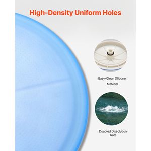 Diffusore d'Aria per Laghetto - Aeratore da 8 Pollici in Silicone Resistente con Base Appesantita, Accessorio per Sistema di Aerazione Esterna per Laghetti - Product Image 3