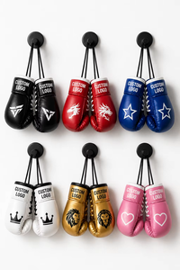 Gants de boxe miniatures personnalisés pour les rétroviseurs de voiture |   Accessoires de gants de boxe suspendus personnalisés |   Fournisseur en gros OEM - Product Image 6