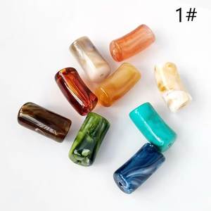 Fournitures en gros de perles en résine avec perles intercalaires colorées pour les entreprises de bijouterie artisanale pour la création de bracelets et colliers DIY - Product Image 4