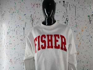 Sudadera FISHER ASH GREY con Cuello Alto, 100% Rojo, Apliques Bordados, Cuello Ancho, CLUSH SPORTS - Product Image 2