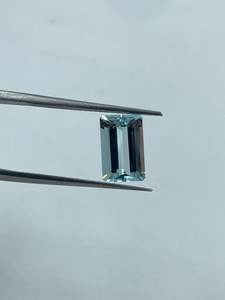 Piedra Preciosa de Aguamarina Natural de Alta Calidad, Corte Baguette Azul Cielo, Forma Rectangular, 2.15 Quilates, 6.50x10.30mm - Product Image 3