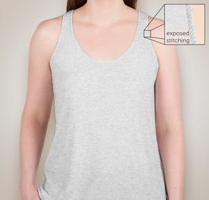 Camiseta sin mangas de punto de color liso para mujer, cuello redondo, informal, transpirable, 100% algodón, con detalle de costuras expuestas - Product Image 4