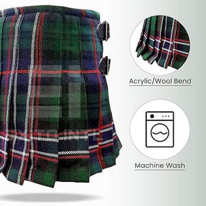 Kilt écossais authentique pour enfants, style tartan Stewart, tenue de kilt des Highlands pour enfants, personnalisable - Product Image 2