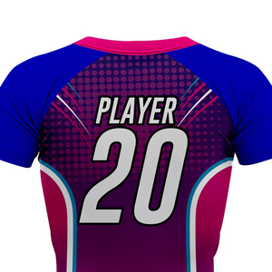 Maillot de baseball/softball réversible double face, col rond, manches courtes, respirant, antibactérien, personnalisable pour équipe - Product Image 6