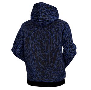 Sudadera con Capucha para Hombre, Diseño de Salpicaduras de Pintura Coloridas, Corte Regular, Informal, Tejida, con Estampado de Goteo y Logotipo en la Espalda, Estilo Veraniego - Product Image 6
