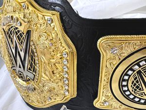 For World Heavyweight Championship Title Belt Big Gold Customizable Color & Logo <b>Boxing</b> & Wrestling 2mm 4MM Adult - Product Image 5