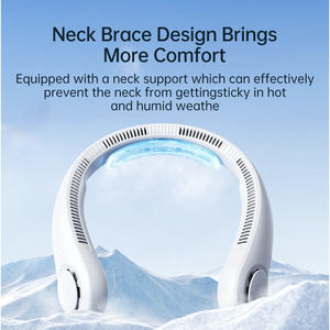 พัดลมคล้องคอ Jisulife รุ่น Life4 FA14X สีฟ้า - Product Image 2