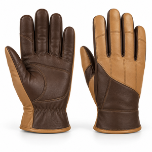 Gants en similicuir plumé matelassés losanges pour l'hiver – Collection de vente en gros pour fournisseurs d'accessoires personnalisés et boutiques de détail - Product Image 3