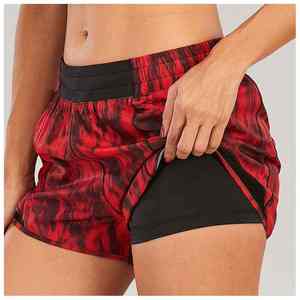 Pantalones Cortos Deportivos para Mujer, Ultraligeros, de Secado Rápido, Mezcla de Nailon y Elastano, Colores Sólidos, Diseño Minimalista, Sublimación - Product Image 6