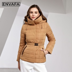 Women <b>Long</b> Winter Duck Down Puffer <b>Coat</b> Waterproof Hooded Belt Trendy Warm Thick Padded Parka Windproof Outdoor Jacket Wholesale - Product Image 1
