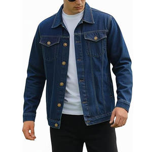 Service OEM, vente en gros, veste en jean pour homme, meilleur design, légère, couleur personnalisée, veste en jean pour homme - Product Image 1